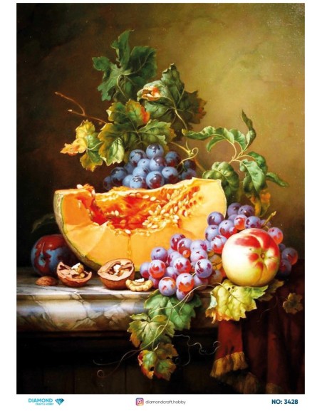 3428 Diamond Pirinç Dekopaj Kağıdı 30x42cm