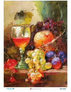 3429 Diamond Pirinç Dekopaj Kağıdı 30x42cm
