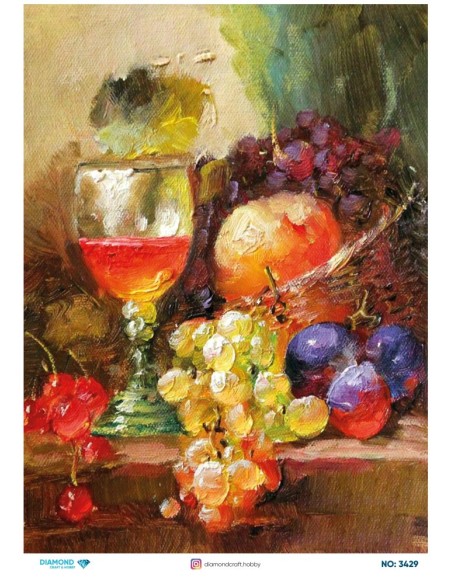 3429 Diamond Pirinç Dekopaj Kağıdı 30x42cm