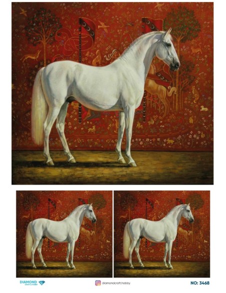3468 Diamond Pirinç Dekopaj Kağıdı 30x42cm