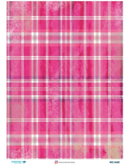 3481 Diamond Pirinç Dekopaj Kağıdı 30x42cm