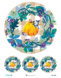 3511 Diamond Pirinç Dekopaj Kağıdı 30x42cm