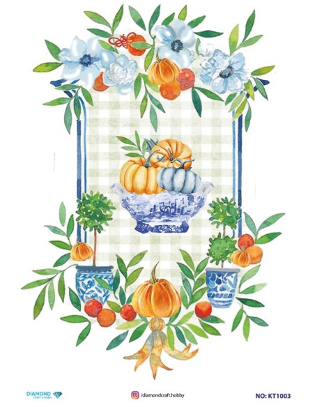 KT1003 25x35cm Diamond Craft Kolay Transfer