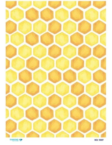 1007 Diamond Pirinç Dekopaj Kağıdı 30x42cm