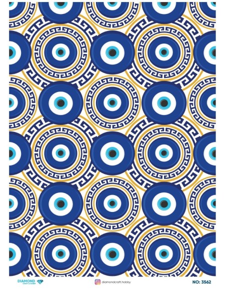 3562 Diamond Pirinç Dekopaj Kağıdı 30x42cm