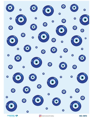 3572 Diamond Pirinç Dekopaj Kağıdı 30x42cm