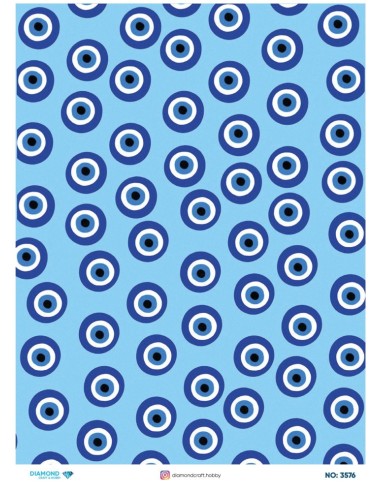 3576 Diamond Pirinç Dekopaj Kağıdı 30x42cm