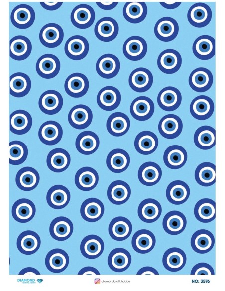 3576 Diamond Pirinç Dekopaj Kağıdı 30x42cm