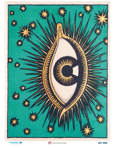 3581 Diamond Pirinç Dekopaj Kağıdı 30x42cm
