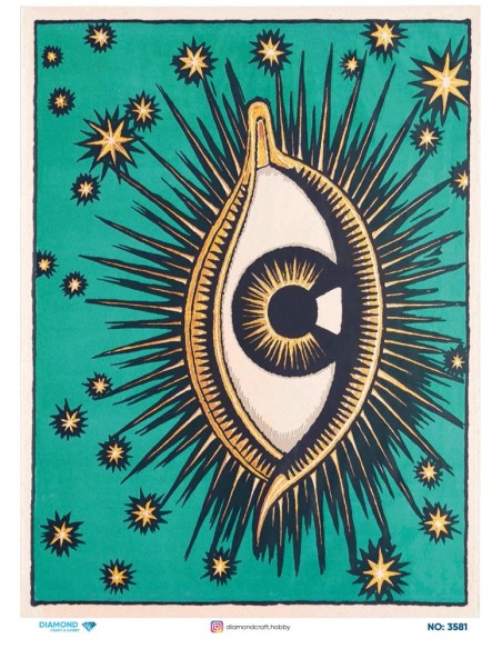 3581 Diamond Pirinç Dekopaj Kağıdı 30x42cm