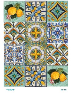 1013 Diamond Pirinç Dekopaj Kağıdı 30x42cm