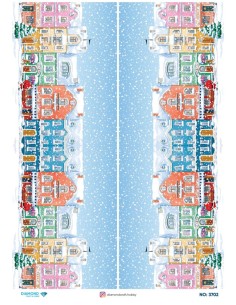 3702 Diamond Pirinç Dekopaj Kağıdı 30x42cm