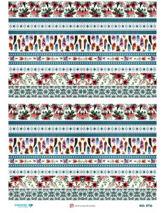 3716 Diamond Pirinç Dekopaj Kağıdı 30x42cm