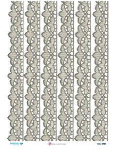 3717 Diamond Pirinç Dekopaj Kağıdı 30x42cm