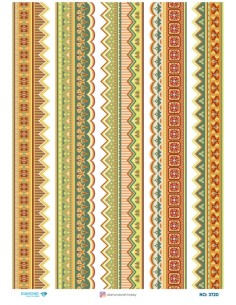 3720 Diamond Pirinç Dekopaj Kağıdı 30x42cm