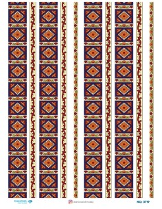 3719 Diamond Pirinç Dekopaj Kağıdı 30x42cm