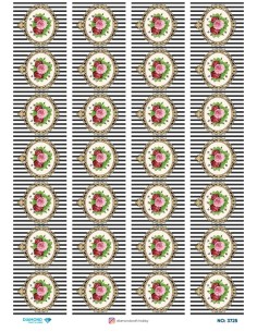 3725 Diamond Pirinç Dekopaj Kağıdı 30x42cm