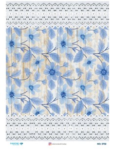 3732 Diamond Pirinç Dekopaj Kağıdı 30x42cm