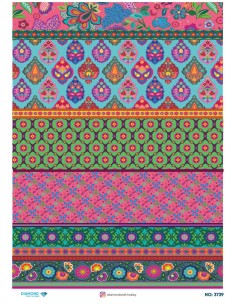 3739 Diamond Pirinç Dekopaj Kağıdı 30x42cm