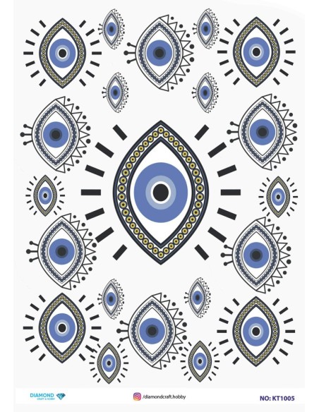 KT1005 25x35cm Diamond Craft Kolay Transfer