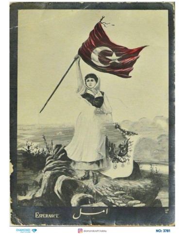 3781 Diamond Pirinç Dekopaj Kağıdı 30x42cm
