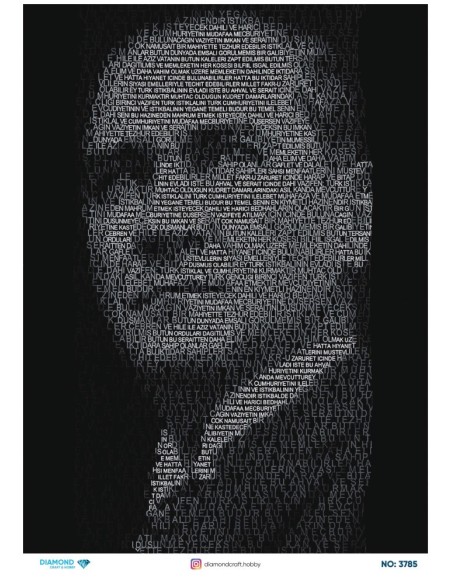 3785 Diamond Pirinç Dekopaj Kağıdı 30x42cm