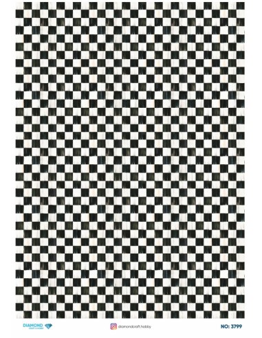 3799 Diamond Pirinç Dekopaj Kağıdı 30x42cm