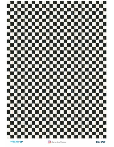3799 Diamond Pirinç Dekopaj Kağıdı 30x42cm