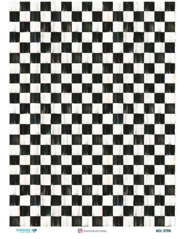 3798 Diamond Pirinç Dekopaj Kağıdı 30x42cm