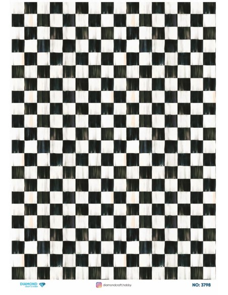 3798 Diamond Pirinç Dekopaj Kağıdı 30x42cm