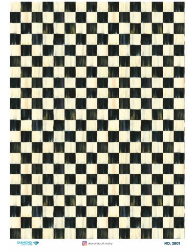 3801 Diamond Pirinç Dekopaj Kağıdı 30x42cm