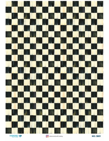 3801 Diamond Pirinç Dekopaj Kağıdı 30x42cm