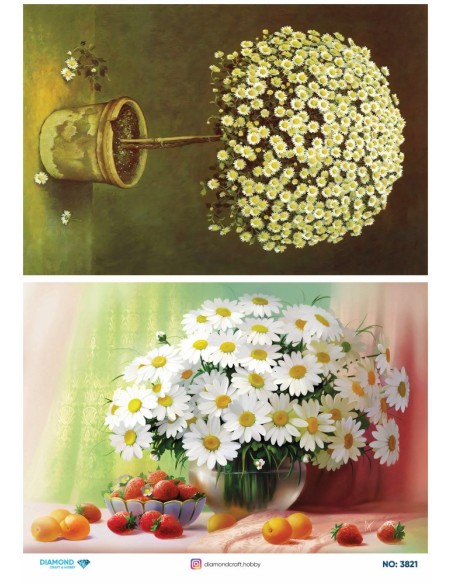 3821 Diamond Pirinç Dekopaj Kağıdı 30x42cm