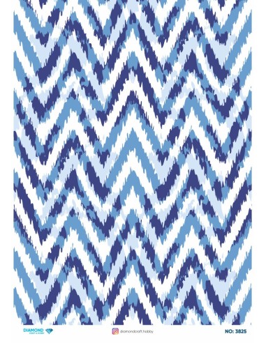 3825 Diamond Pirinç Dekopaj Kağıdı 30x42cm