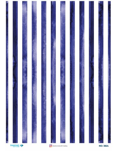 3824 Diamond Pirinç Dekopaj Kağıdı 30x42cm