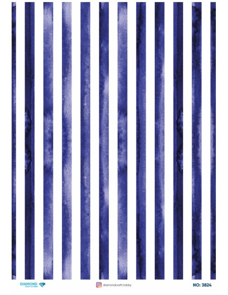 3824 Diamond Pirinç Dekopaj Kağıdı 30x42cm