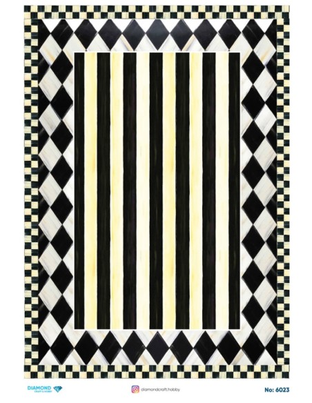 6023 Diamond Pirinç Dekopaj Kağıdı 30x42cm