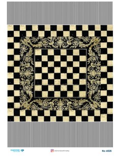 6025 Diamond Pirinç Dekopaj Kağıdı 30x42cm