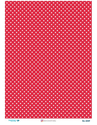 6029 Diamond Pirinç Dekopaj Kağıdı 30x42cm