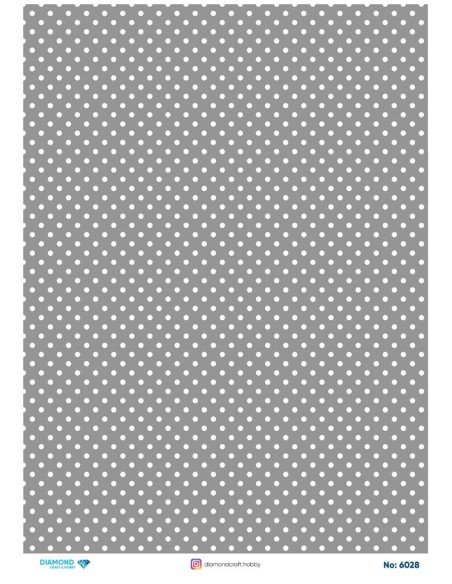 6028 Diamond Pirinç Dekopaj Kağıdı 30x42cm