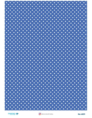 6031 Diamond Pirinç Dekopaj Kağıdı 30x42cm