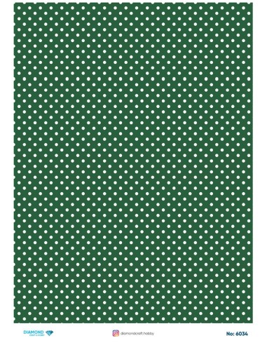 6034 Diamond Pirinç Dekopaj Kağıdı 30x42cm