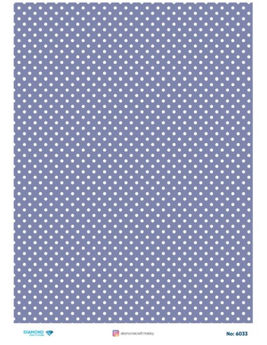 6033 Diamond Pirinç Dekopaj Kağıdı 30x42cm