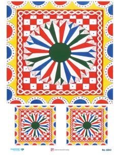 6041 Diamond Pirinç Dekopaj Kağıdı 30x42cm