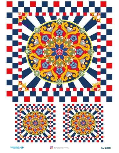 6040 Diamond Pirinç Dekopaj Kağıdı 30x42cm