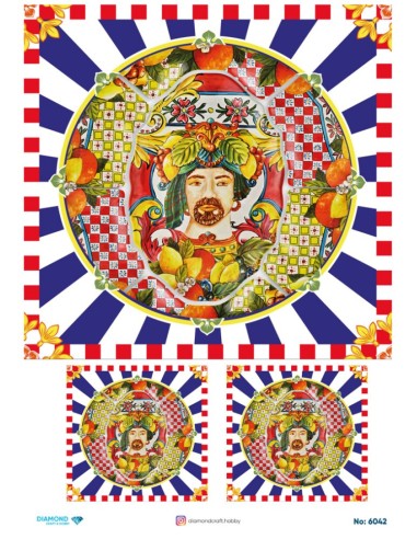 6042 Diamond Pirinç Dekopaj Kağıdı 30x42cm
