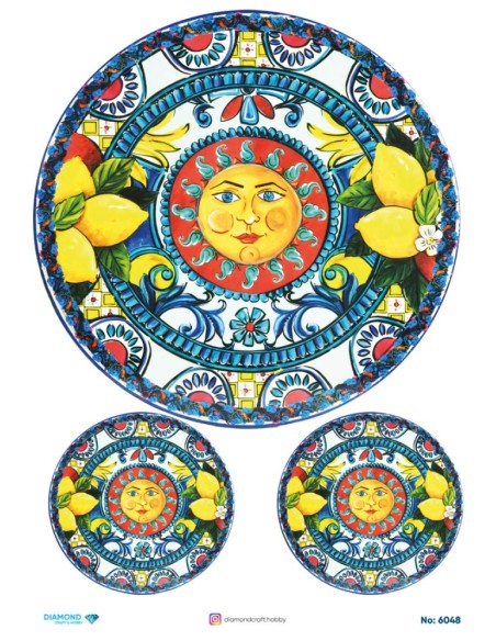 6048 Diamond Pirinç Dekopaj Kağıdı 30x42cm
