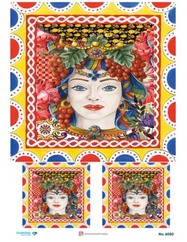 6050 Diamond Pirinç Dekopaj Kağıdı 30x42cm
