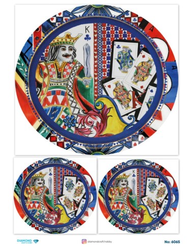 6065 Diamond Pirinç Dekopaj Kağıdı 30x42cm
