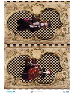 6069 Diamond Pirinç Dekopaj Kağıdı 30x42cm